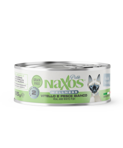 Naxos Wellness Gatto Sterilight Patè Vitello e Pesce Bianco Gr 85